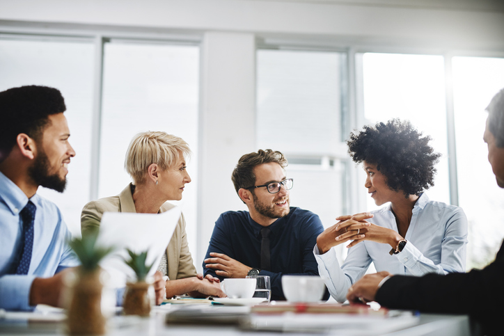 Business people in meeting