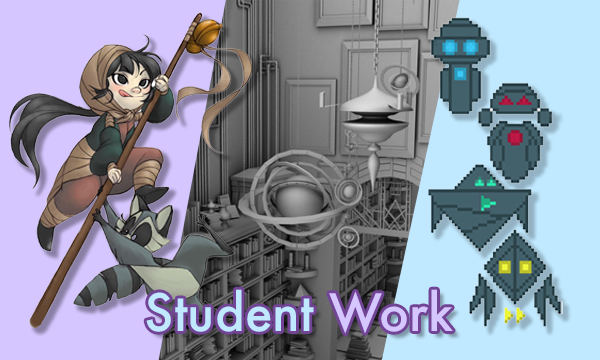 character images and student work