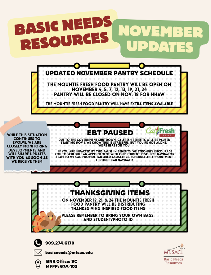 November Food Resources - Updates