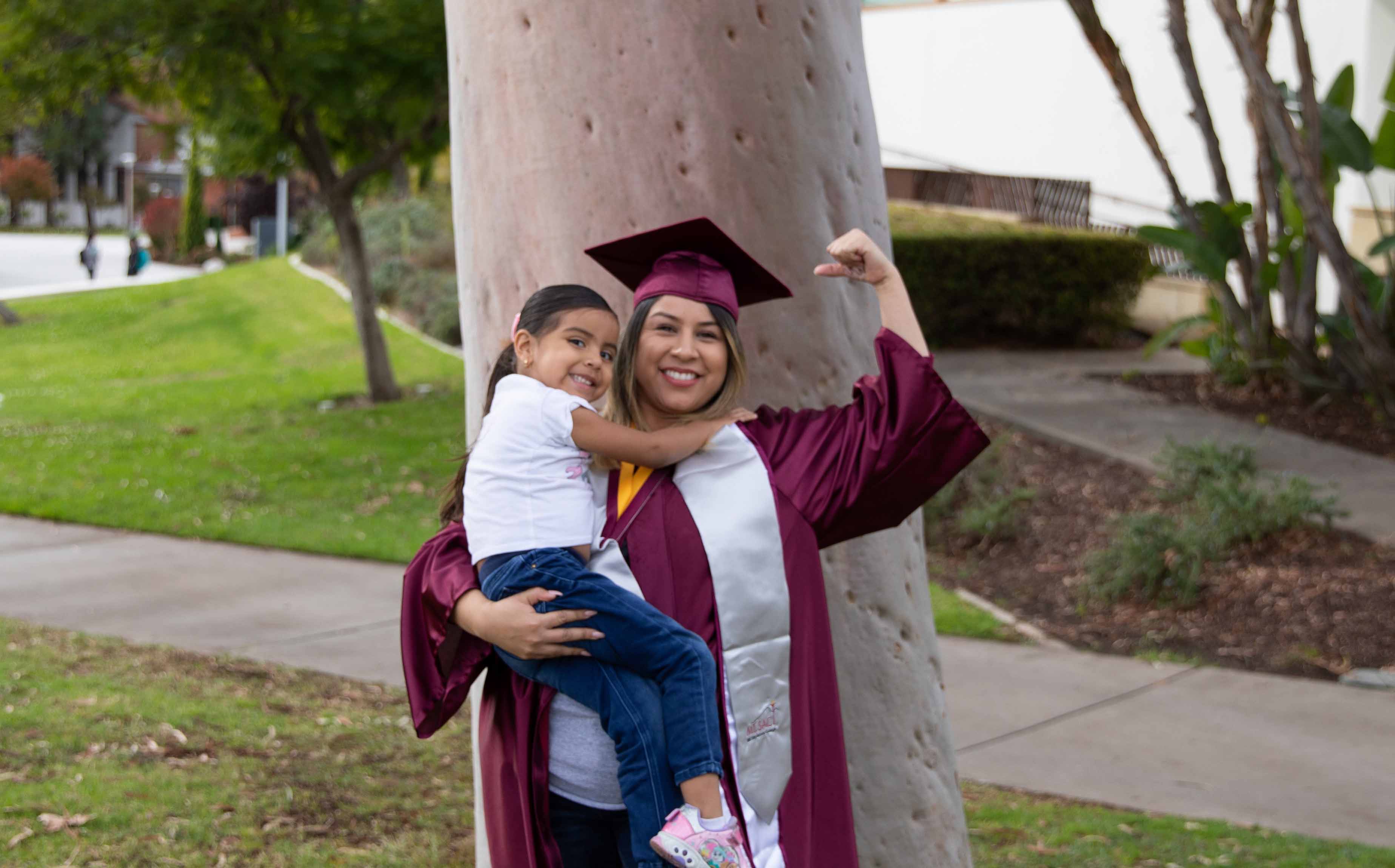 Strong CalWORKs Parent Scholar and Child