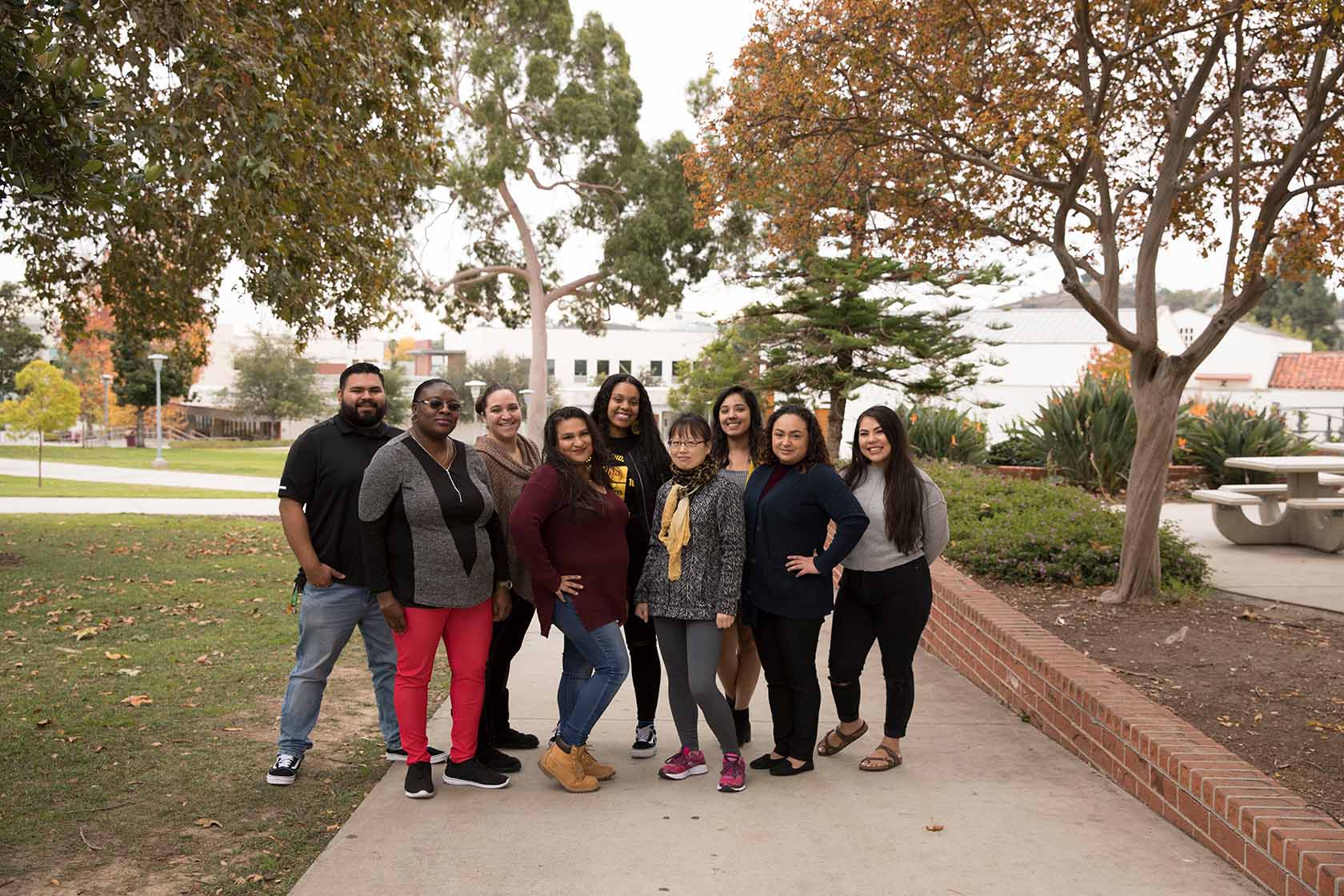 Proud group of CalWORKs students