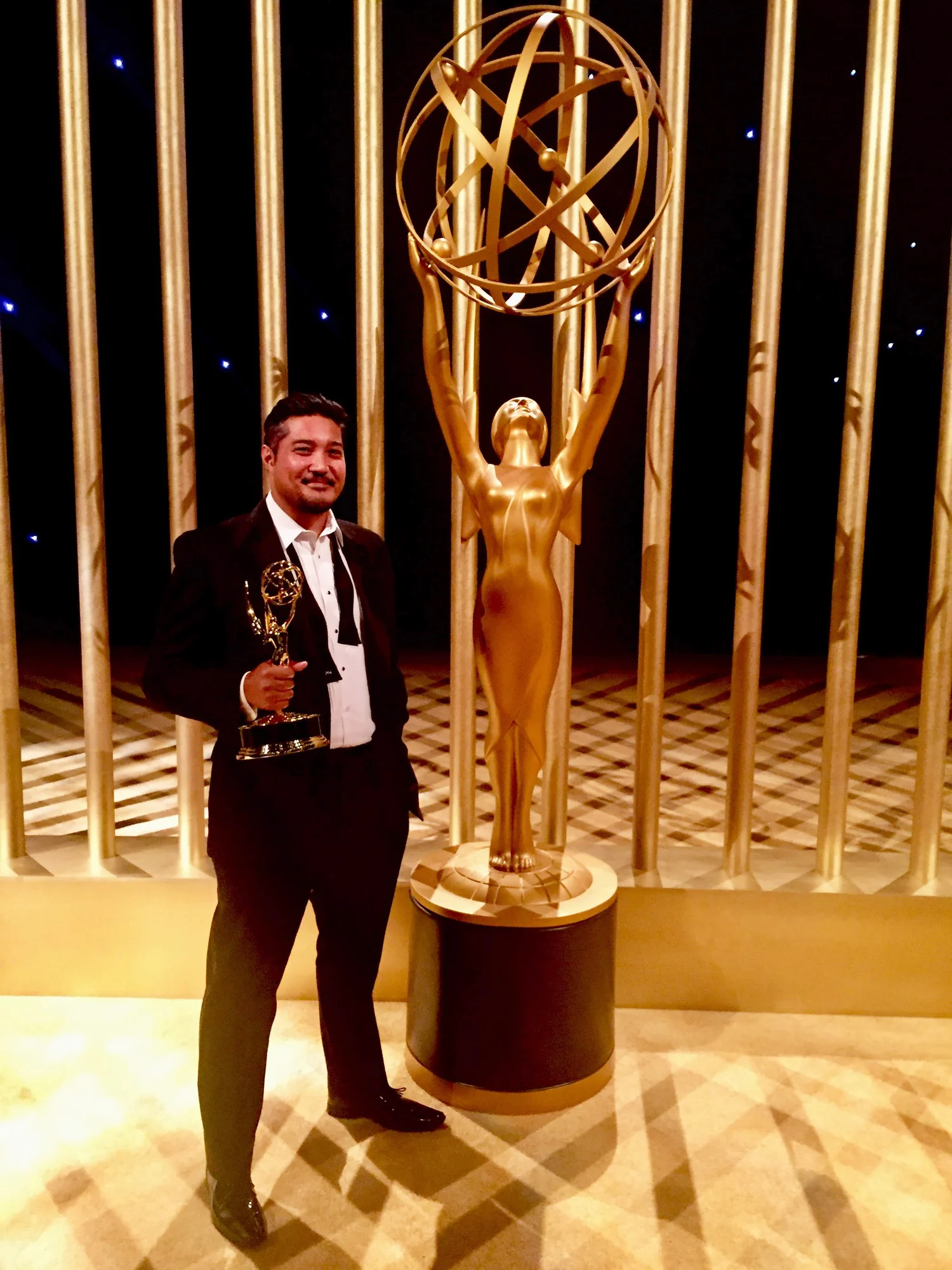 Augie attending the Grammys