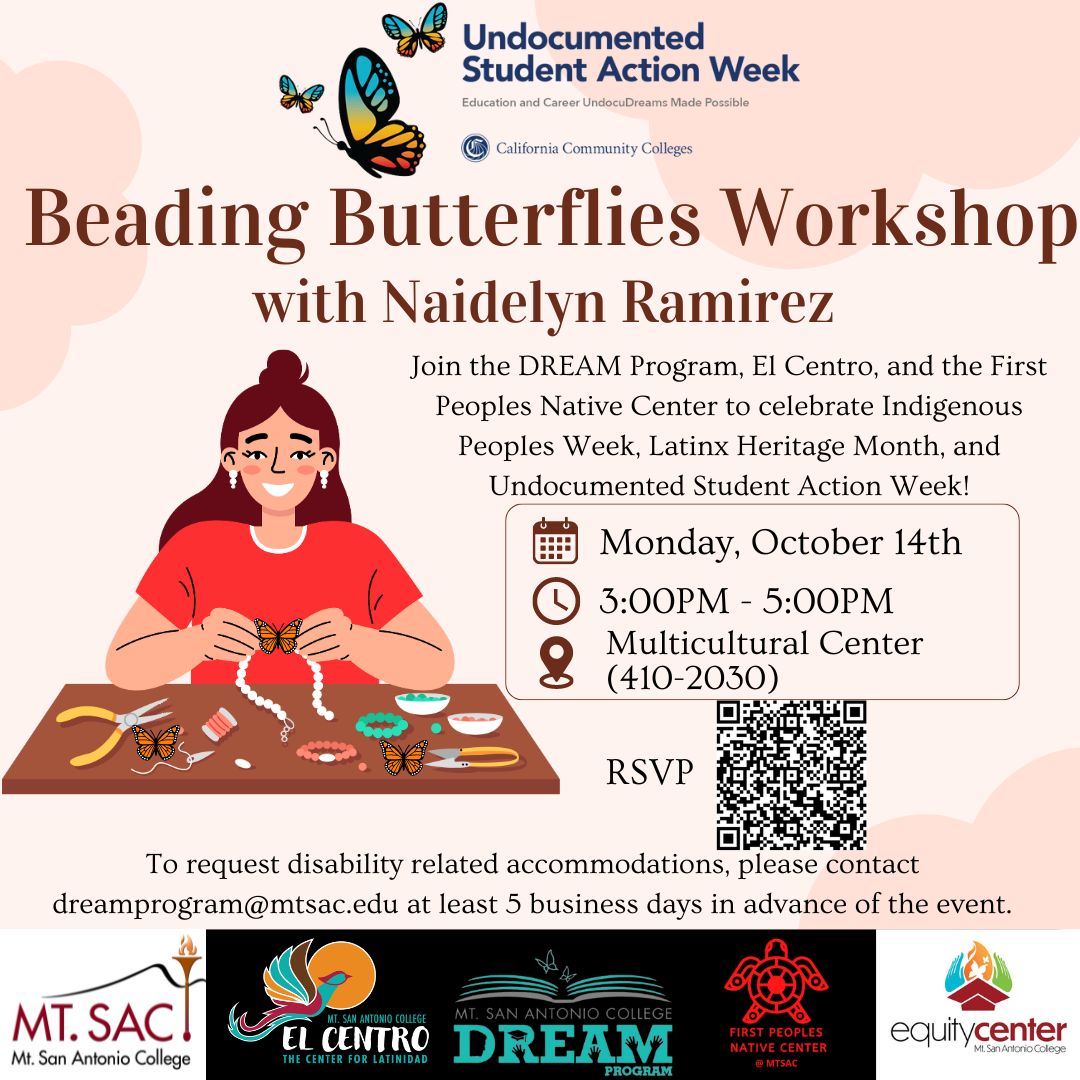 indigenous peoples week beading butterflies