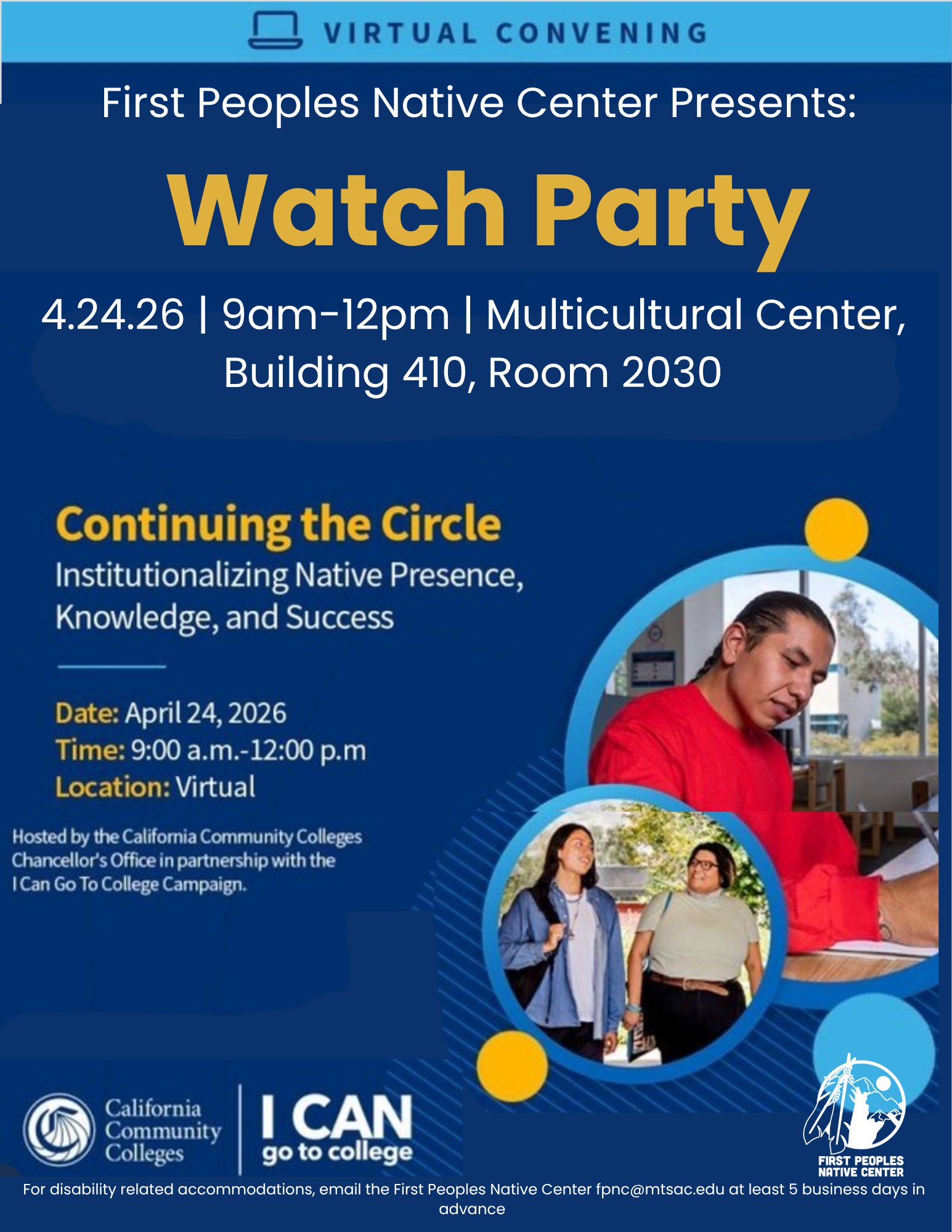 Continuing the Circle Watch Party Summit