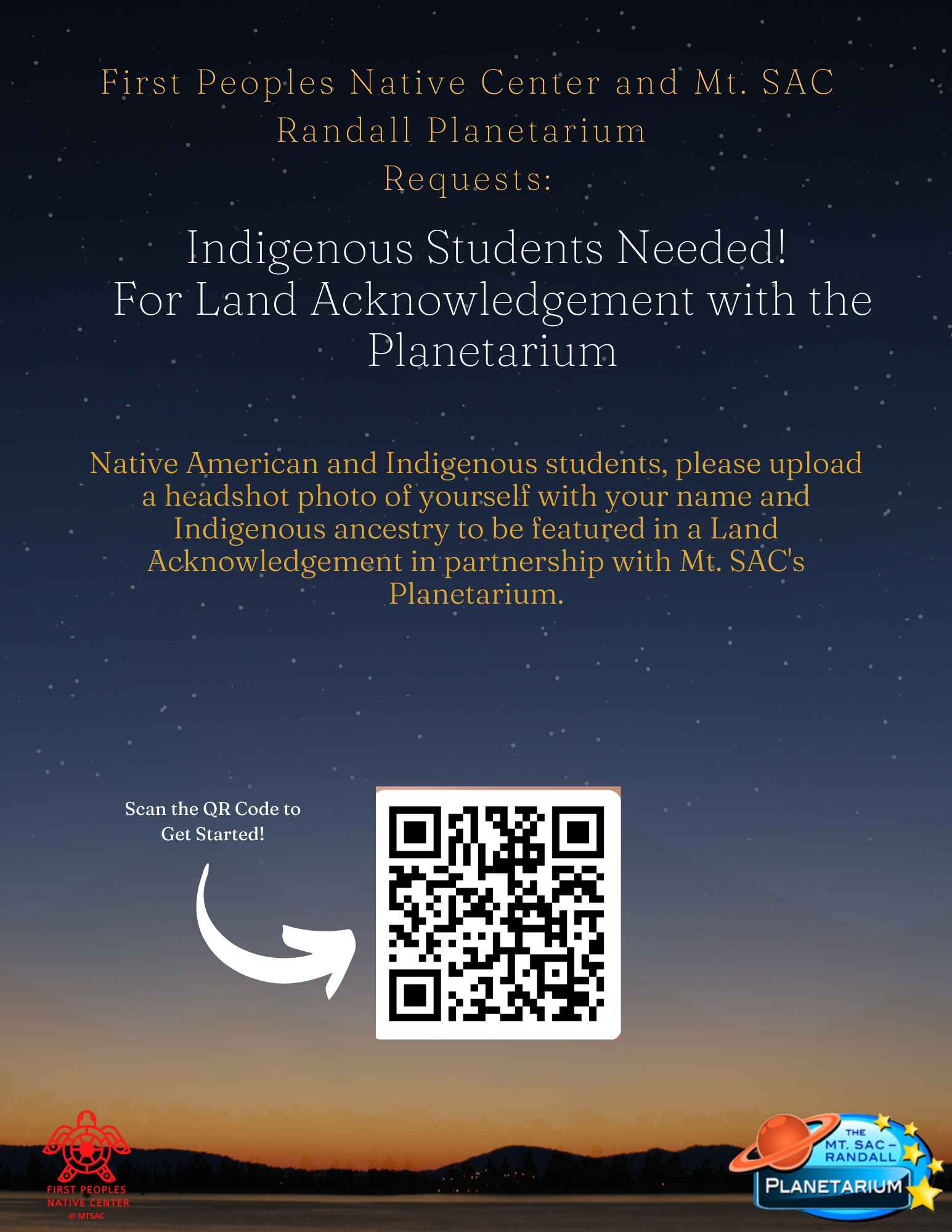 First Peoples Native Center and the Planetarium Land Acknowledgement