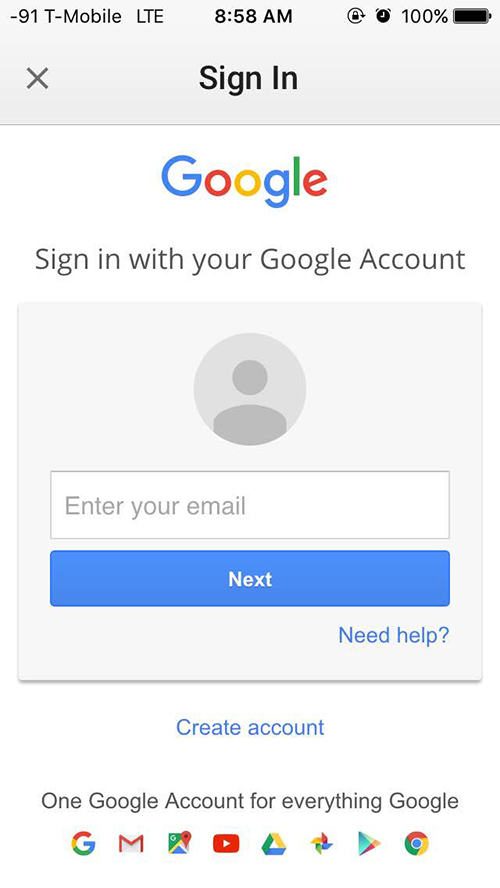 Gmail Sign