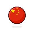 Chinese flag icon.