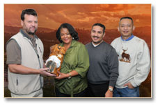 Help Desk Team receives January 2014 Atta Bear