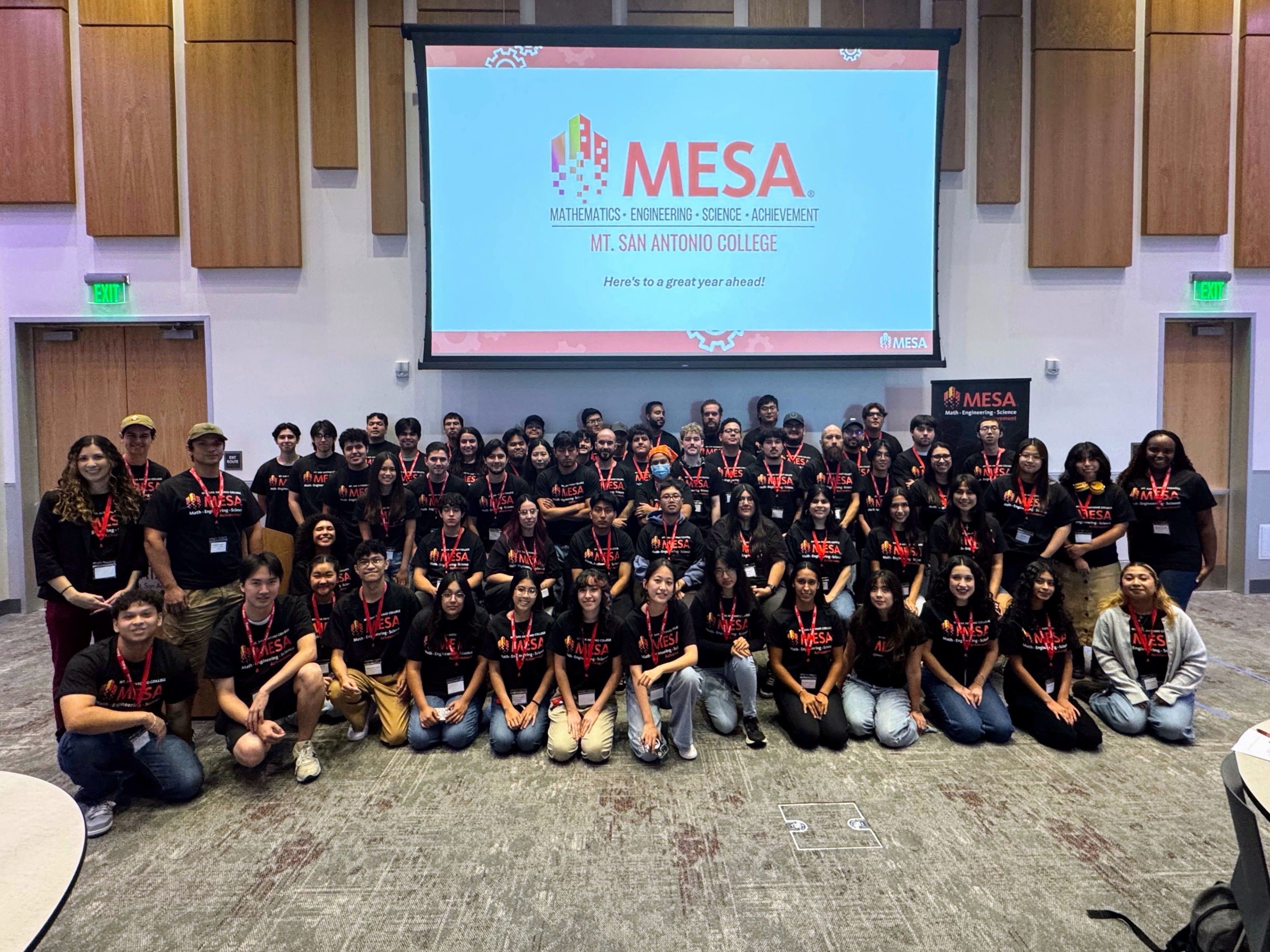 Photo of MESA student cohort