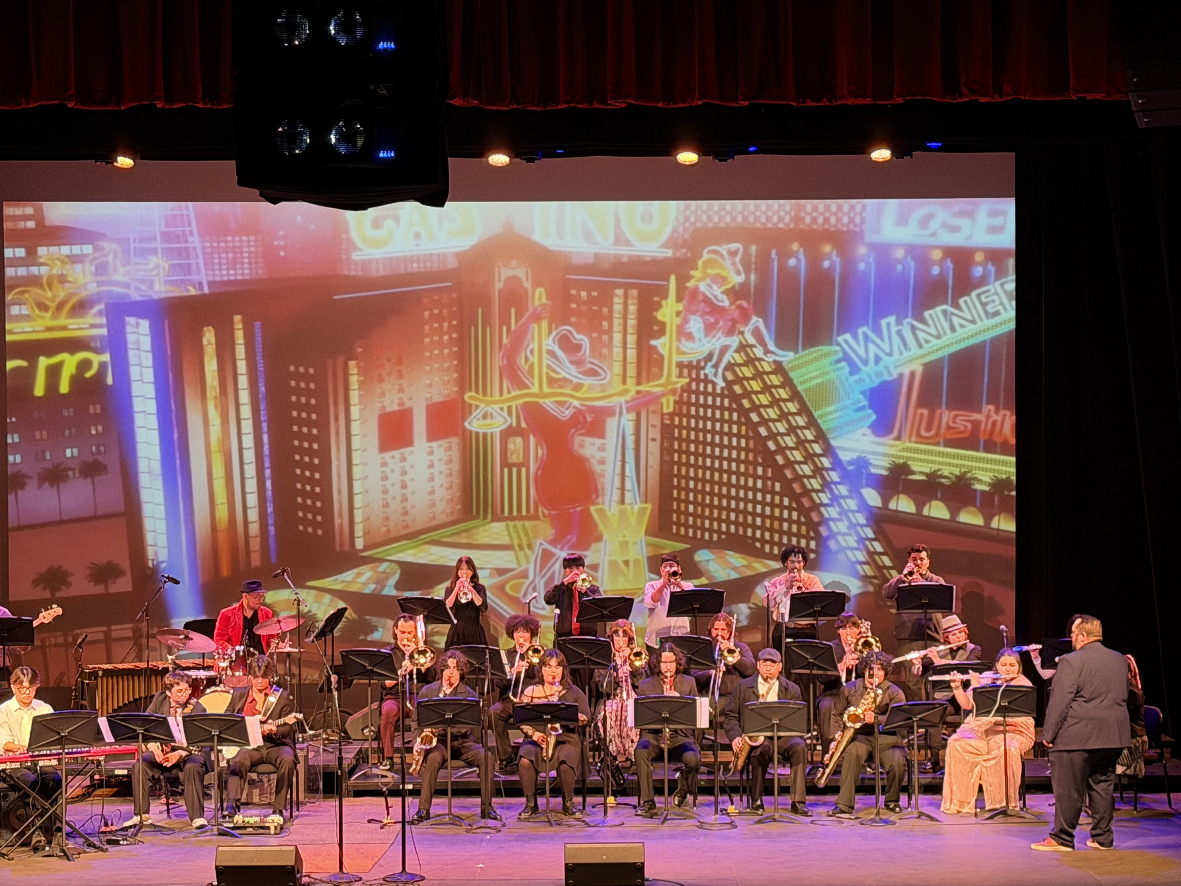 Mt SAC Jazz Ensemble perform in the Clarke Theater