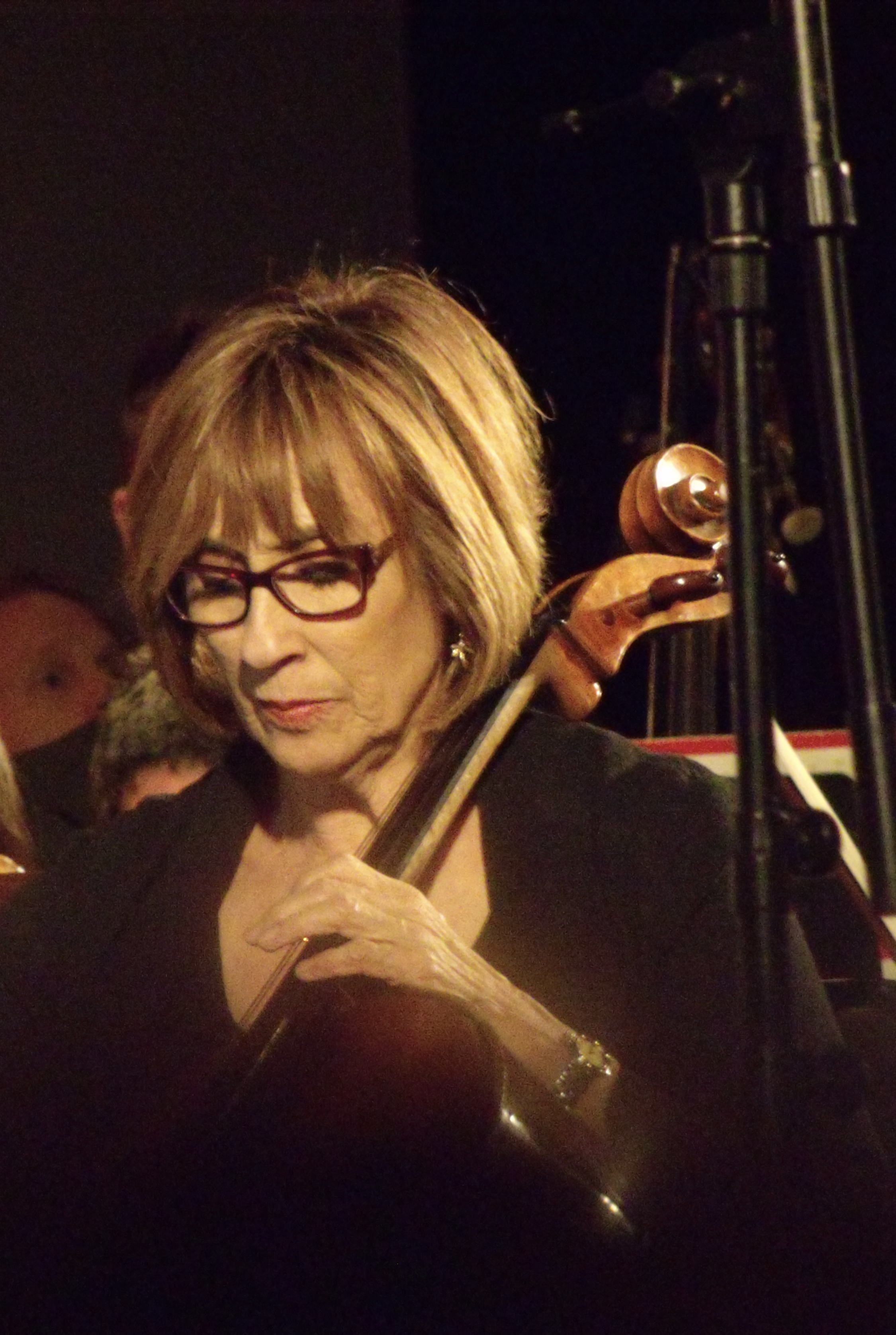 Annie playing cello