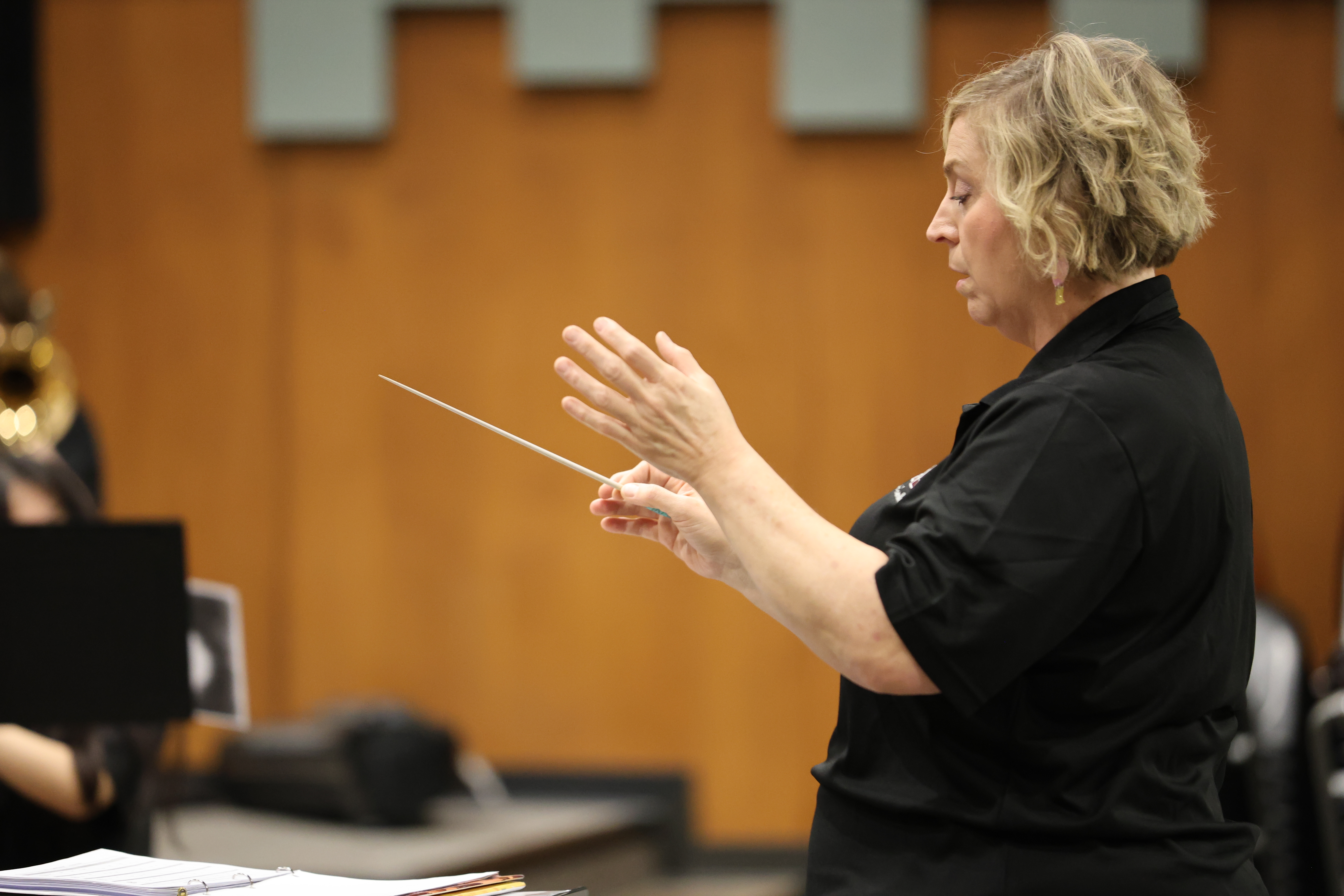 Dr Marston conducting