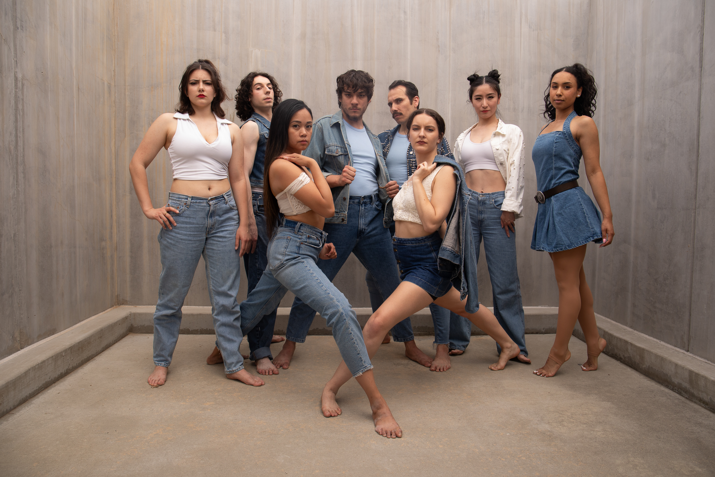 group of dance students