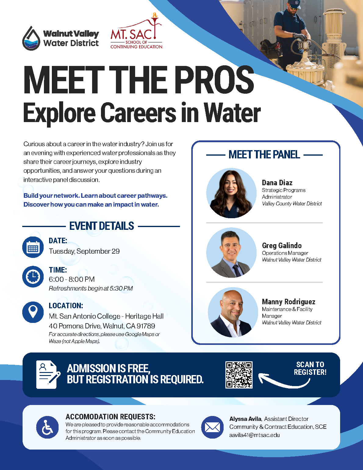 Meet The Pros Flyer