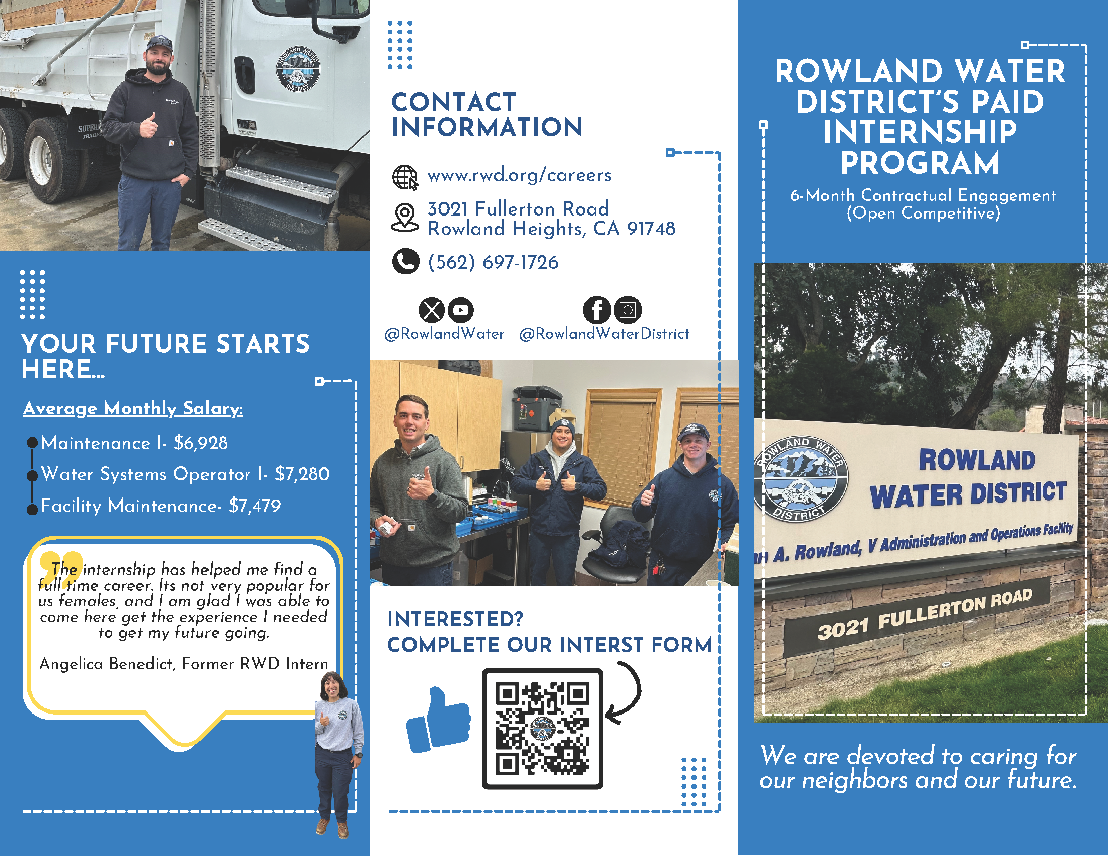 RWD Internship Program Brochure Page 1
