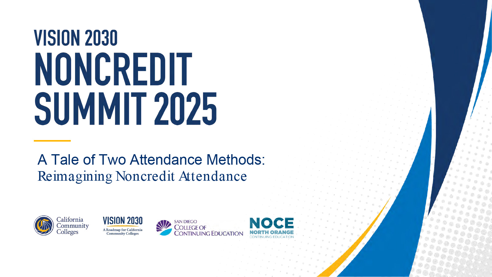 A Tale of Two Attendance Methods: Reimagining Noncredit Attendance