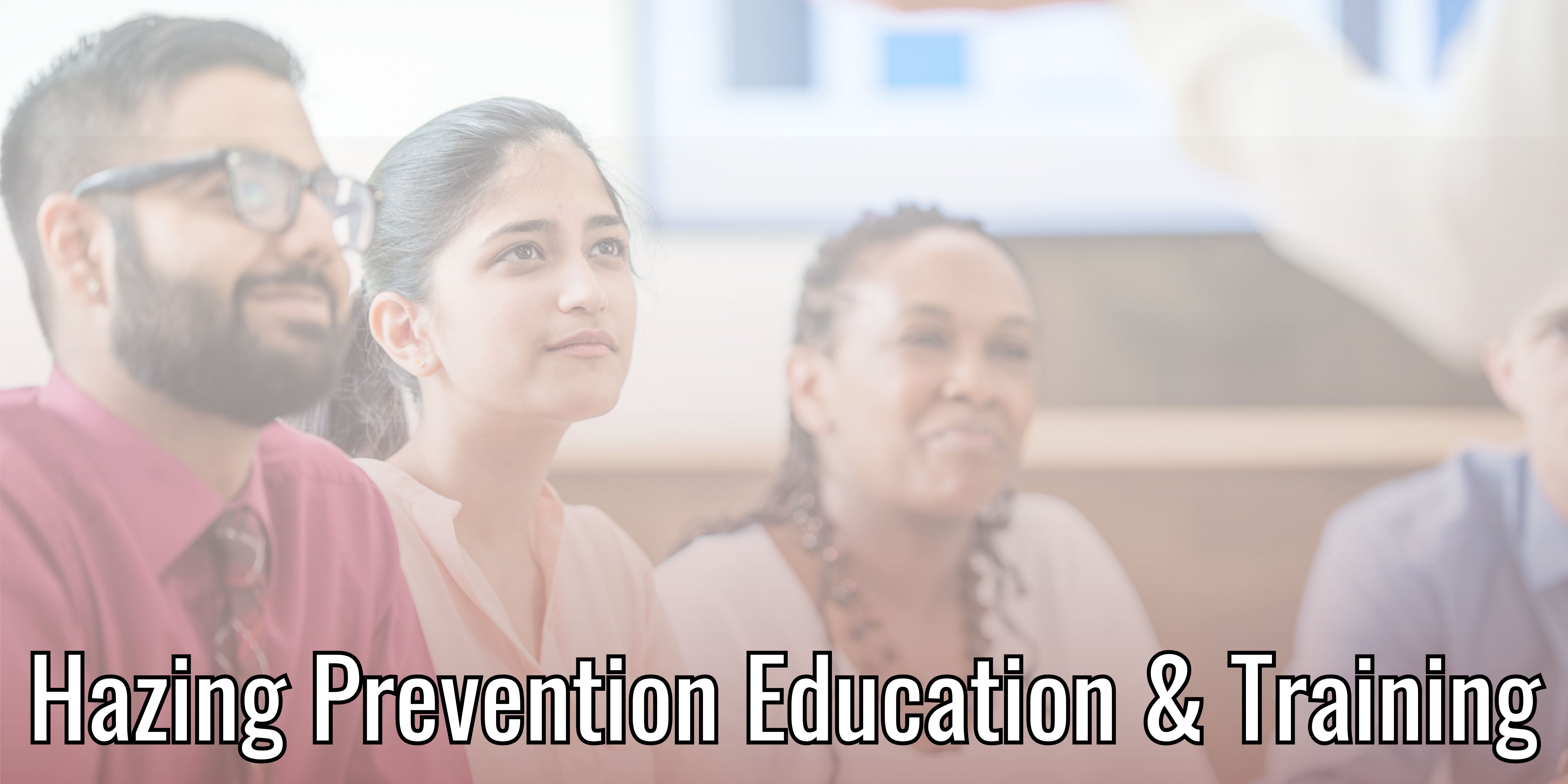Hazing Education and Training Banner