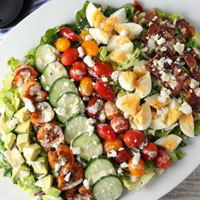 Loaded Shrimp Cobb Salad