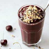 Chocolate Cherry Berry Smoothie